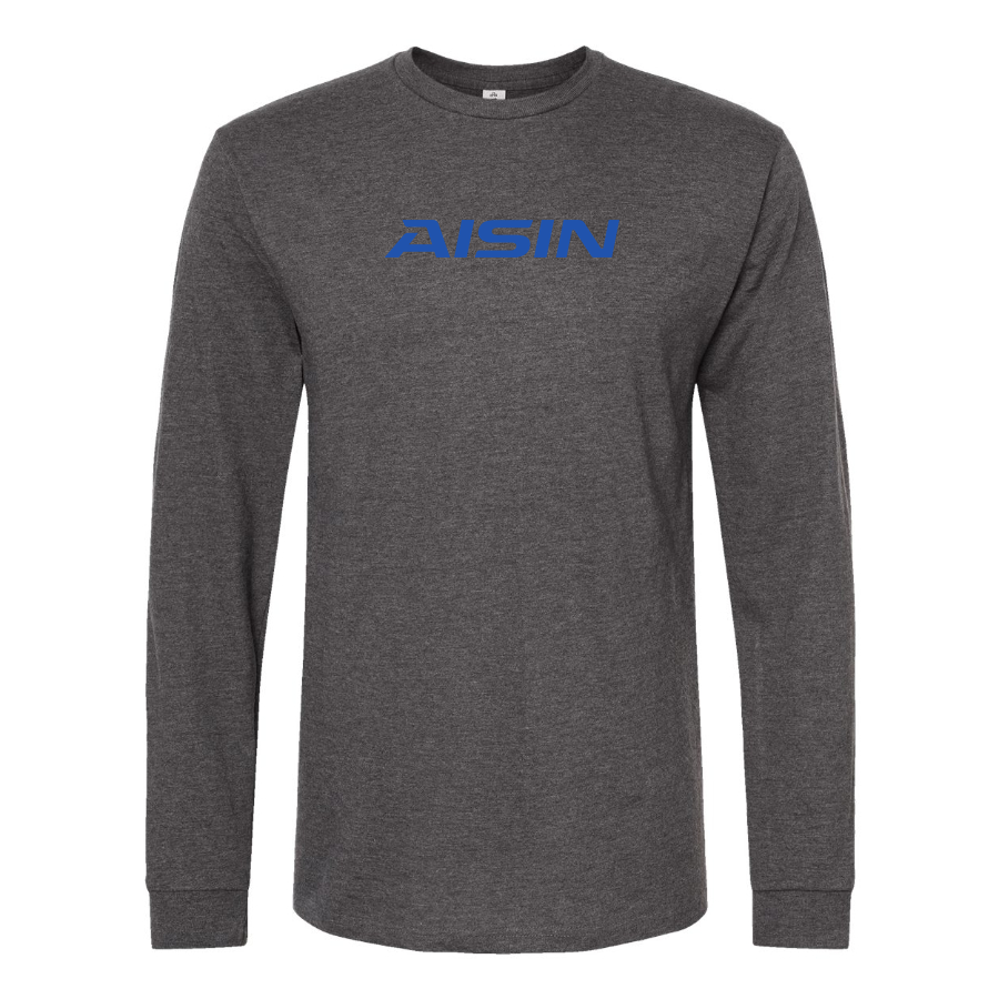 Men's Aisin Logo Cotton Long Sleeve T-Shirt