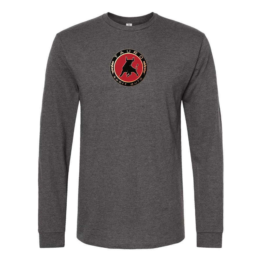 Men's Tauro Sport Auto Logo Cotton Long Sleeve T-Shirt