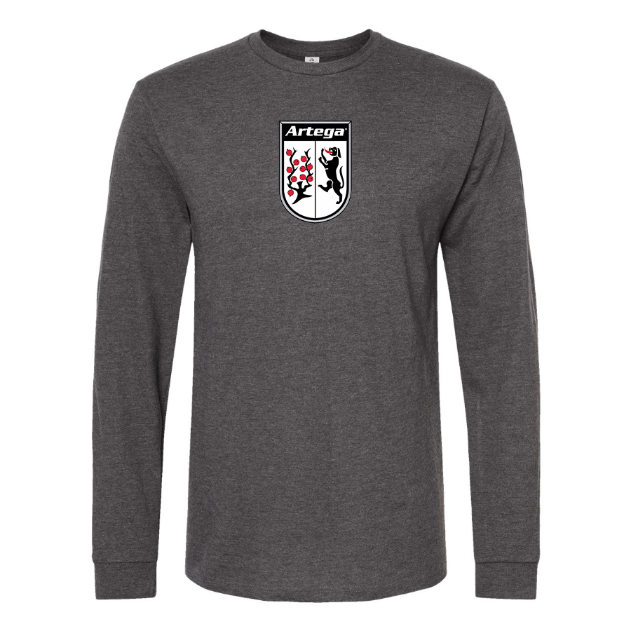 Men's Artega Logo Cotton Long Sleeve T-Shirt