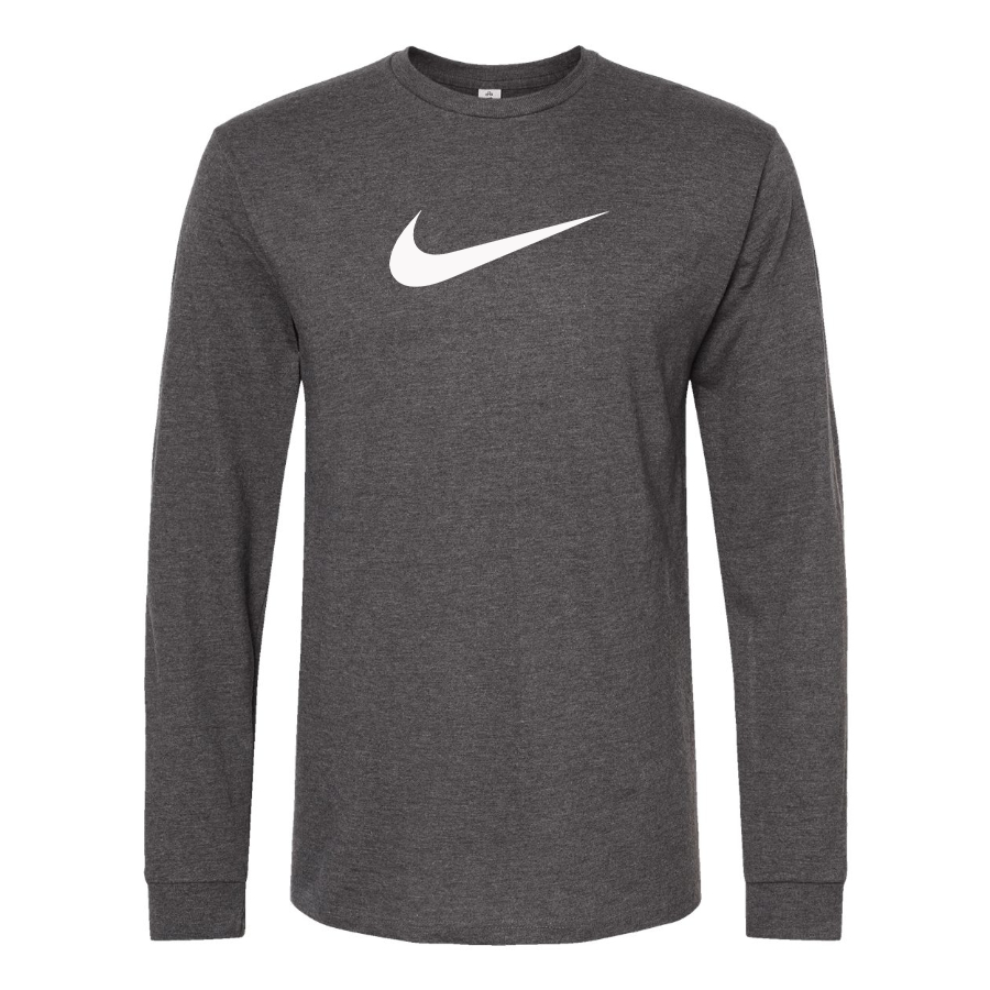 Men's Nike Wave Logo Cotton Long Sleeve T-Shirt