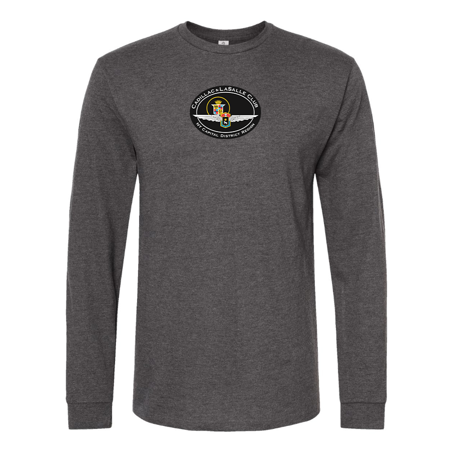 Men's Cadillac and Lasalle Club Logo Cotton Long Sleeve T-Shirt