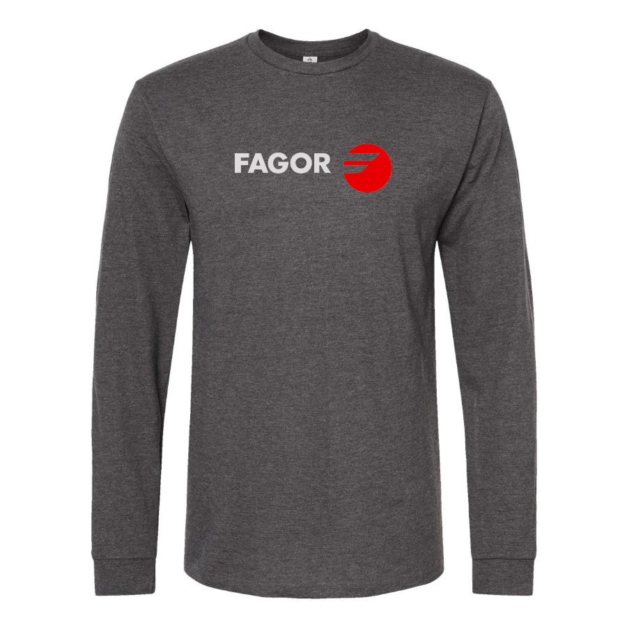Men's Fagor Logo Cotton Long Sleeve T-Shirt