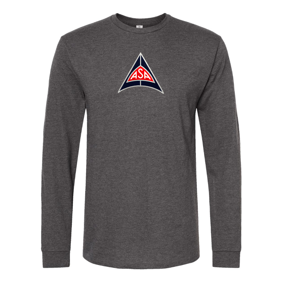 Men's ASA Logo Cotton Long Sleeve T-Shirt