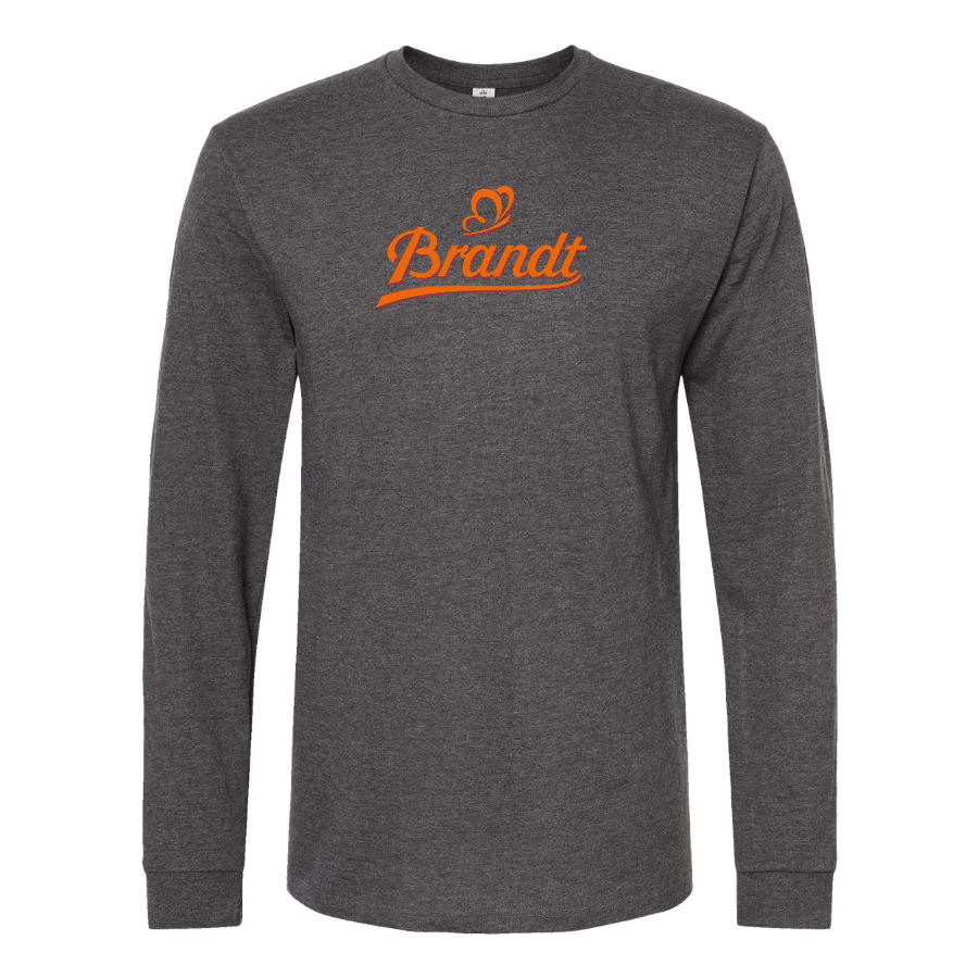 Men's Brandt Zwieback  Logo Cotton Long Sleeve T-Shirt