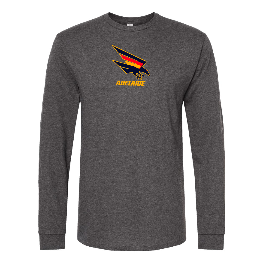 Men's Adelaide Crows  Logo Cotton Long Sleeve T-Shirt