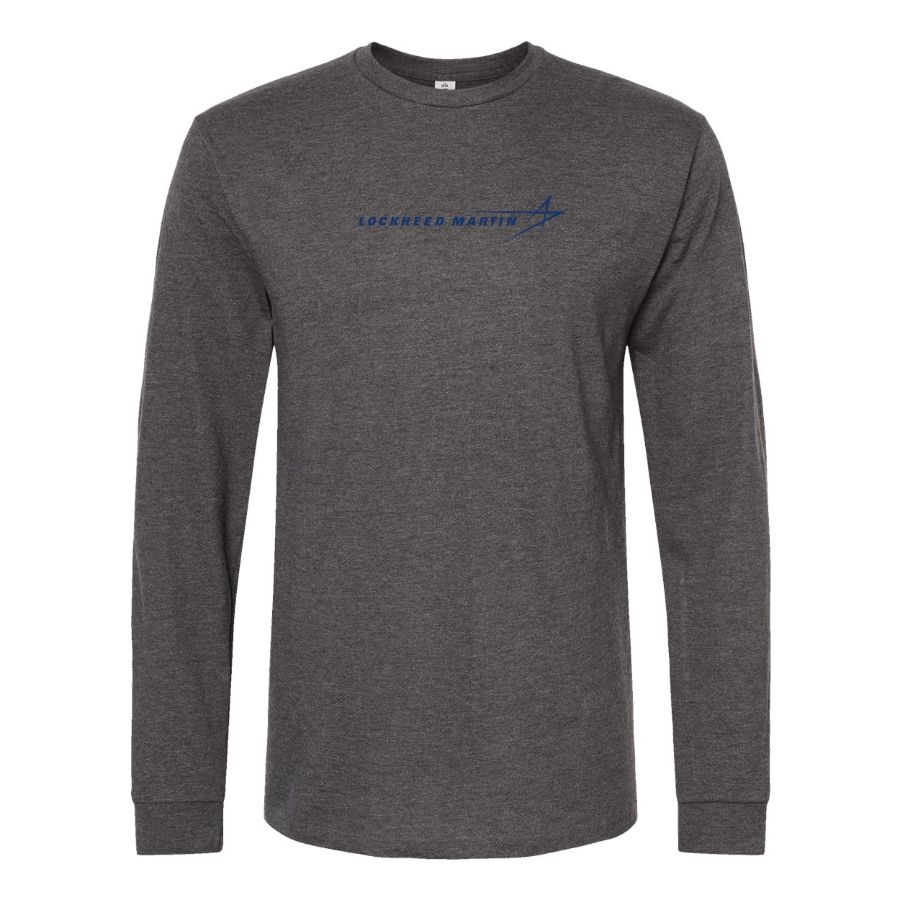 Men's  Lockheed Martin  Logo Cotton Long Sleeve T-Shirt