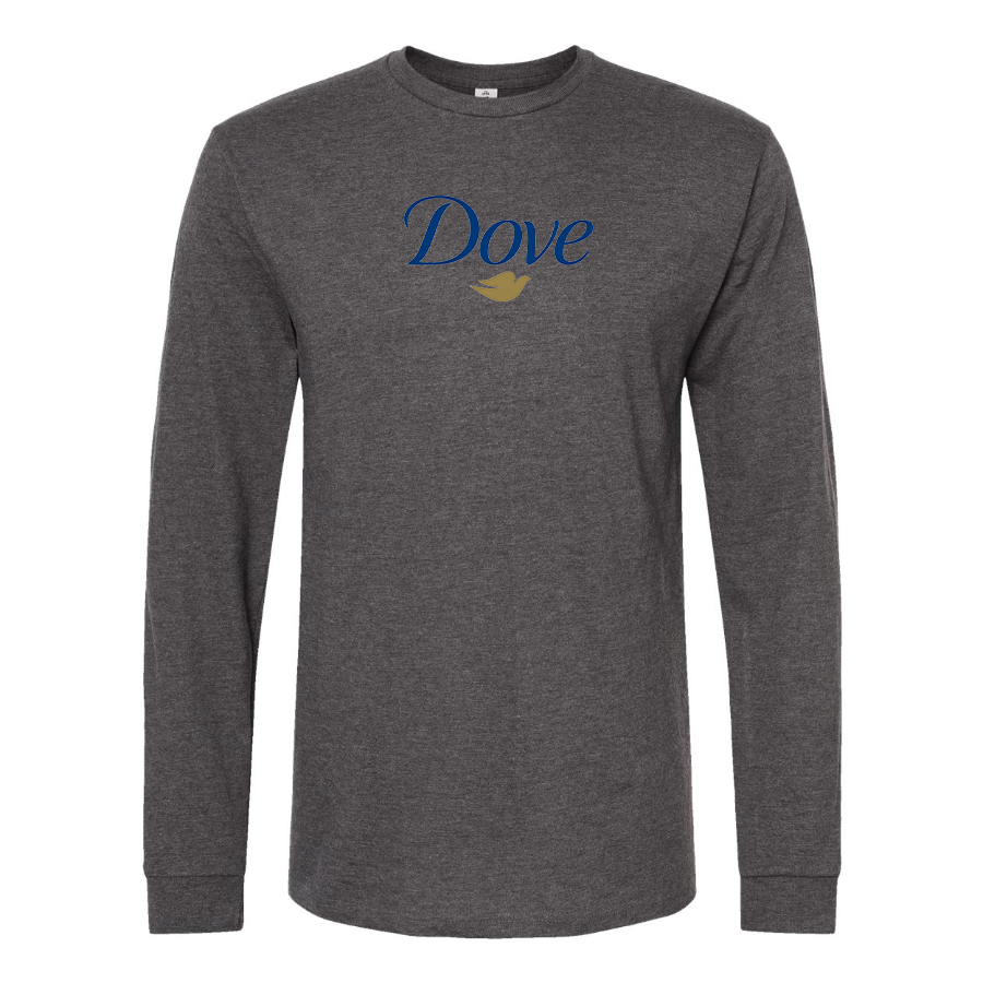 Men's Dove Logo Cotton Long Sleeve T-Shirt