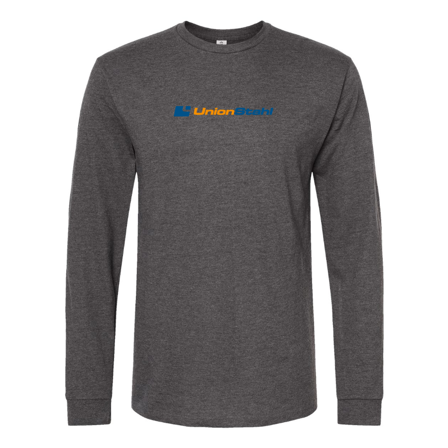 Men's UnionStahl Logo Cotton Long Sleeve T-Shirt