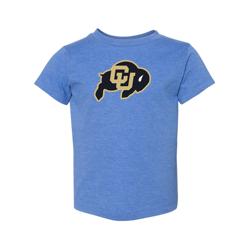 Colorado Buffaloes  BELLA  CANVAS Toddler Jersey Tee