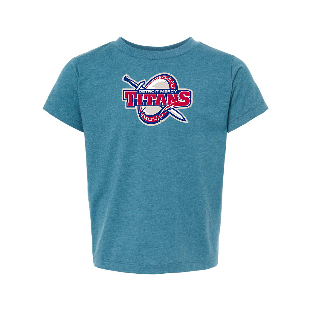 Detroit Titans  BELLA  CANVAS Toddler Jersey Tee