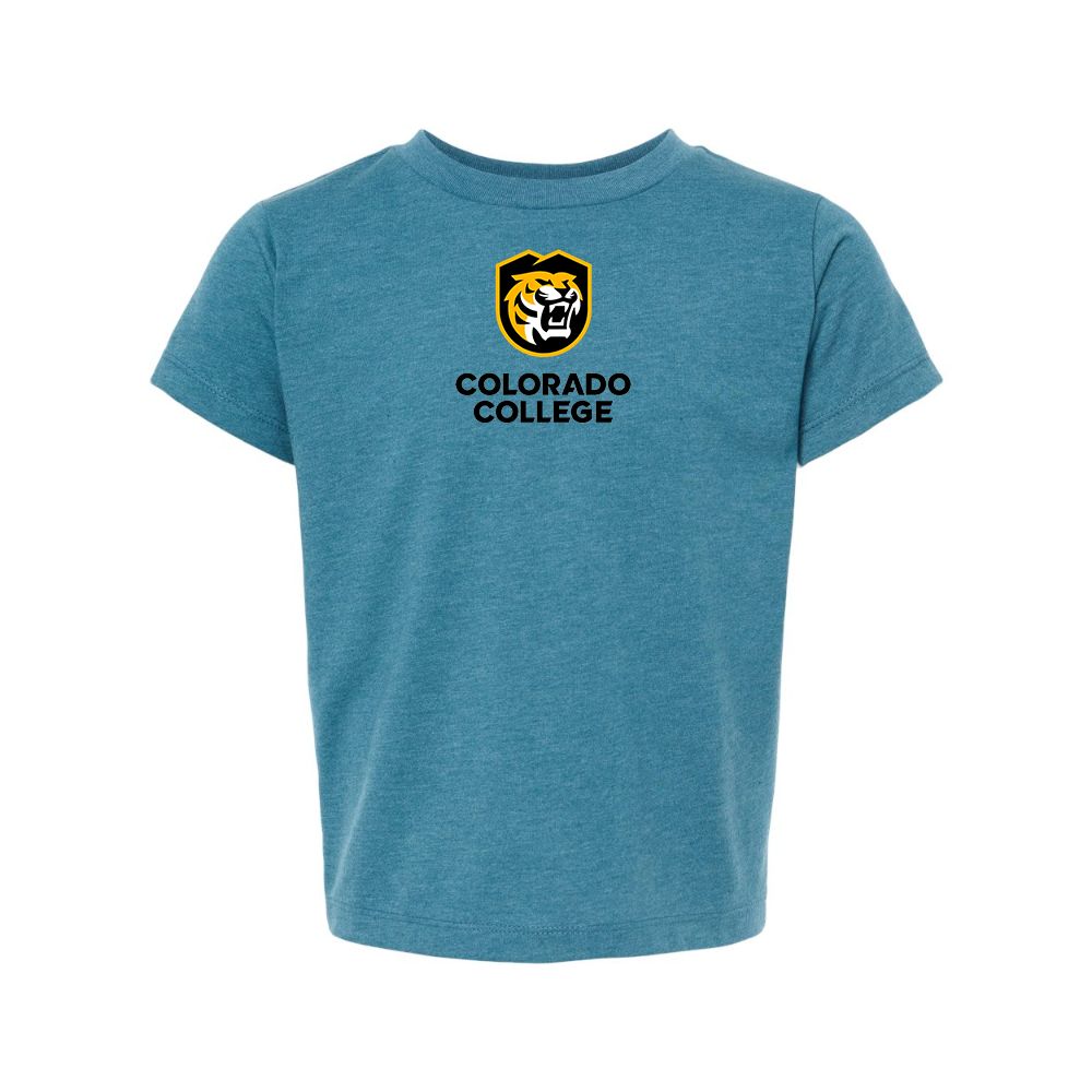 Colorado College Tigers BELLA  CANVAS Toddler Jersey Tee