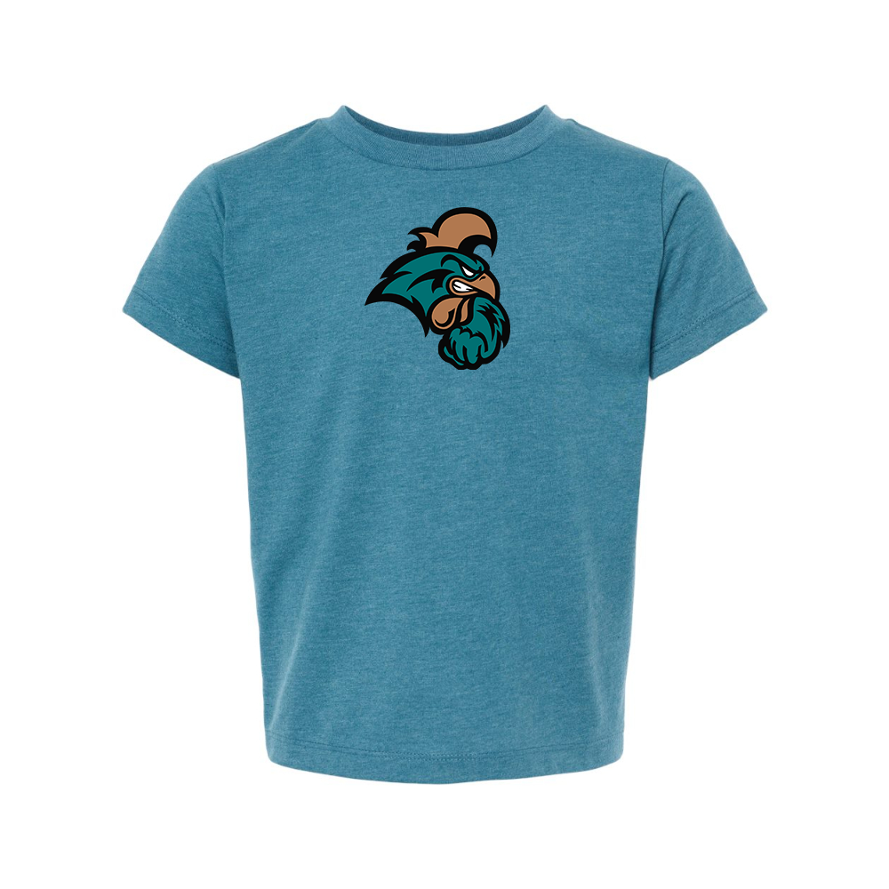 Coastal Carolina Chanticleers BELLA  CANVAS Toddler Jersey Tee