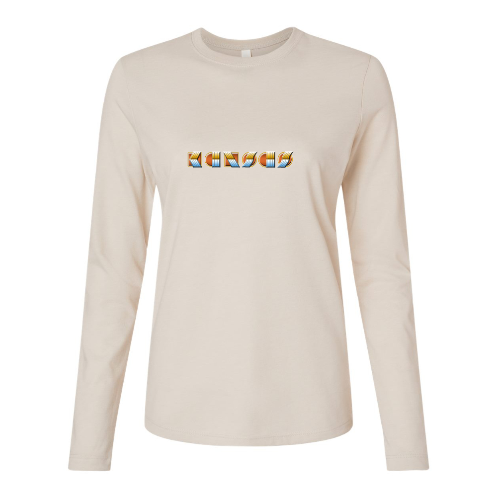 BELLA CANVAS Kansas Jersey Long Sleeve Tee