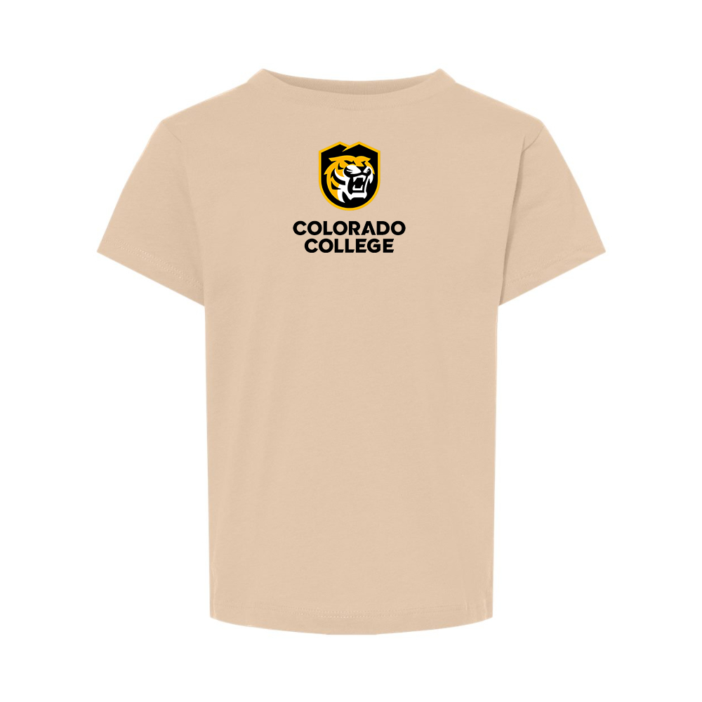 Colorado College Tigers BELLA  CANVAS Toddler Jersey Tee