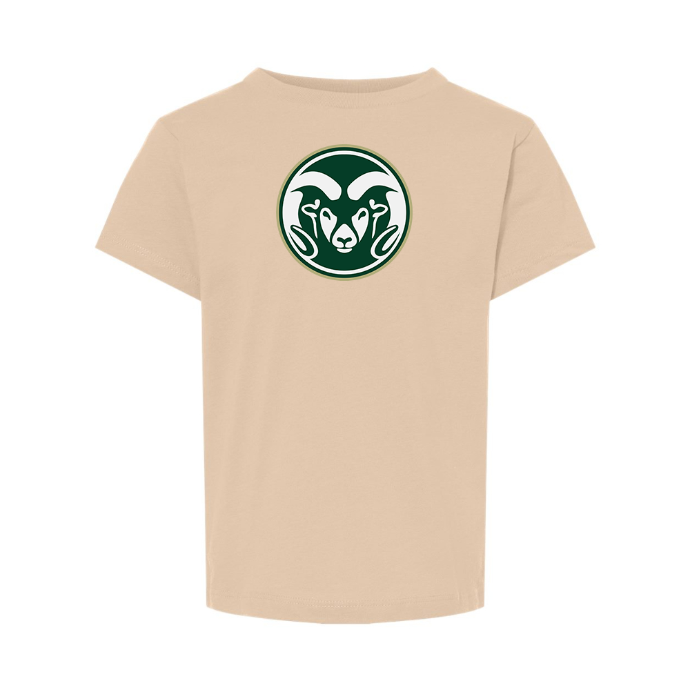 Colorado State Rams BELLA  CANVAS Toddler Jersey Tee