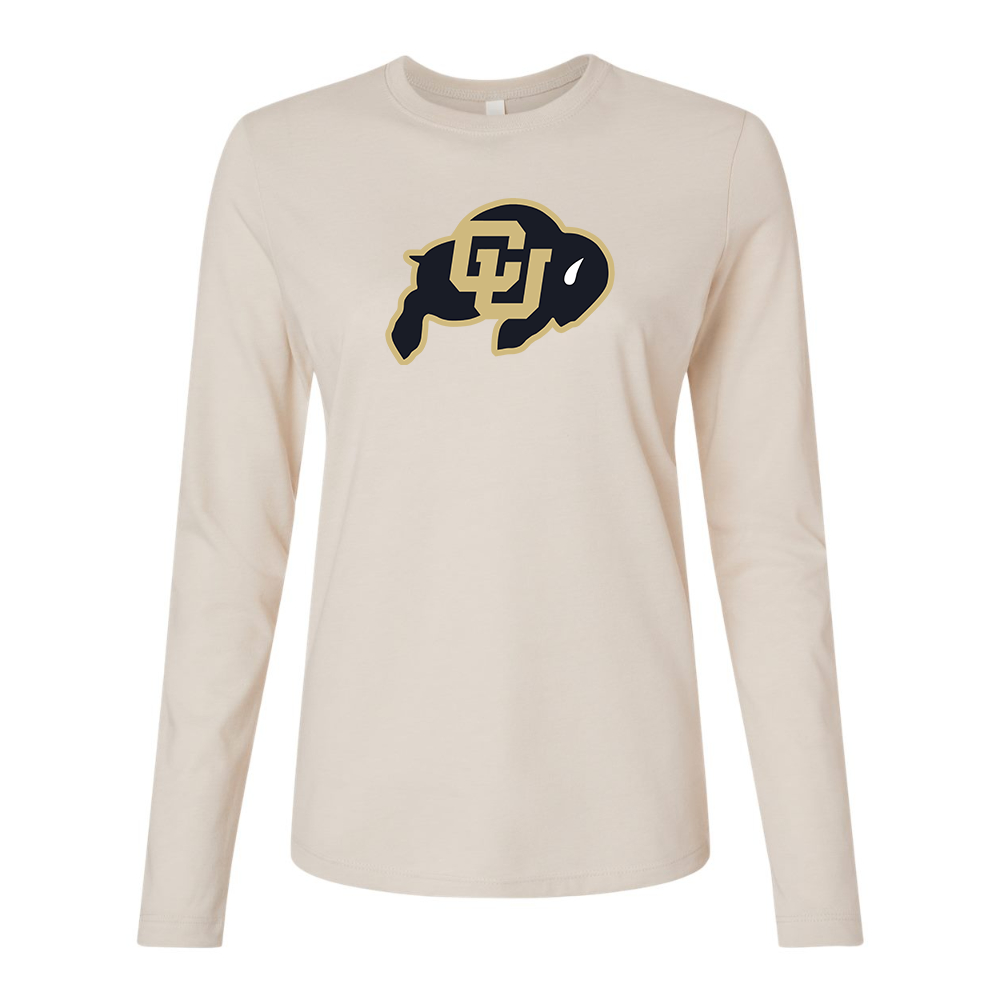 BELLA CANVAS  Colorado Buffaloes Jersey Long Sleeve Tee
