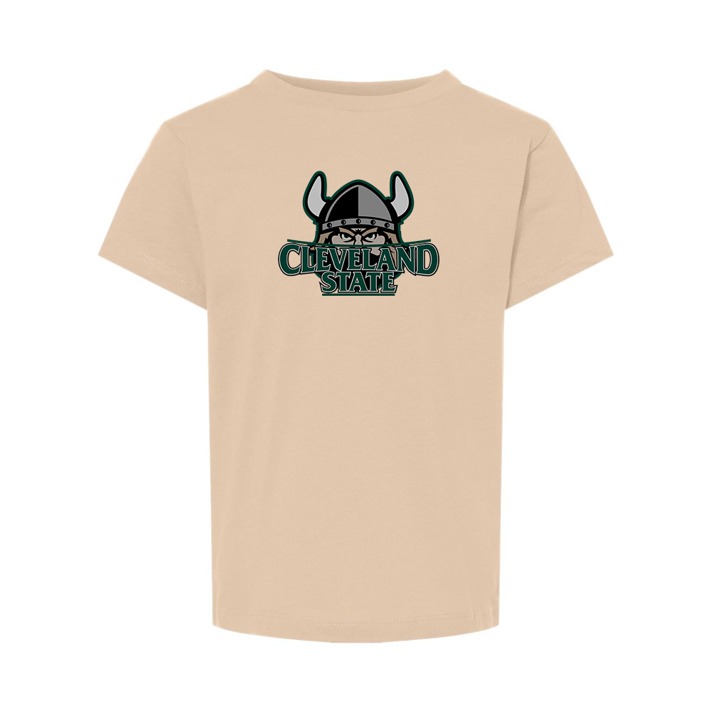 Cleveland State Vikings BELLA  CANVAS Toddler Jersey Tee