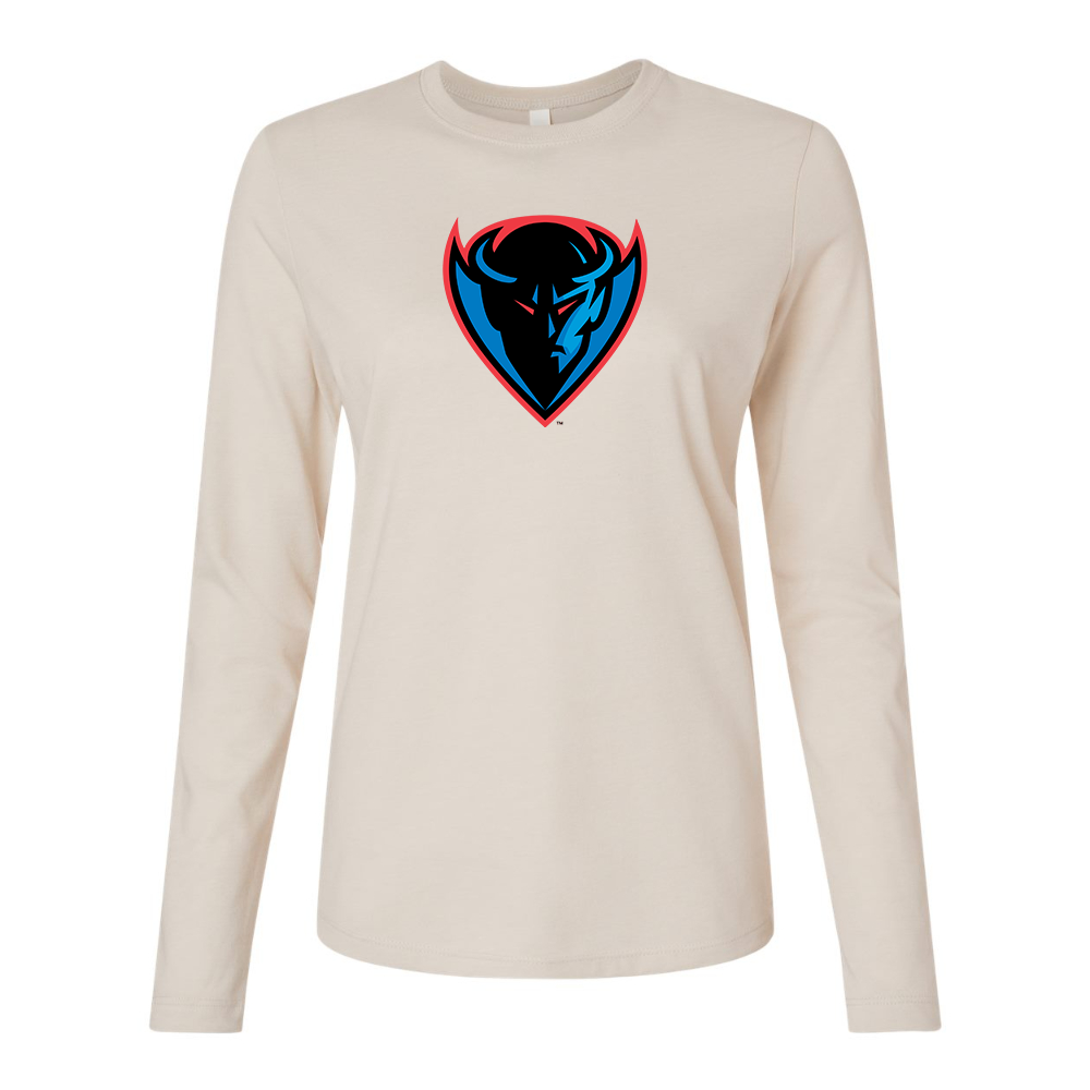 BELLA CANVAS DePaul Blue Demons Jersey Long Sleeve Tee