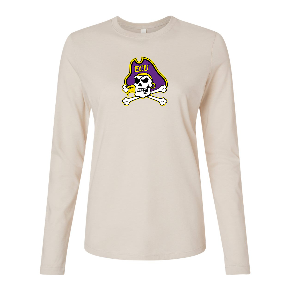 BELLA CANVAS  East Carolina Pirates Jersey Long Sleeve Tee