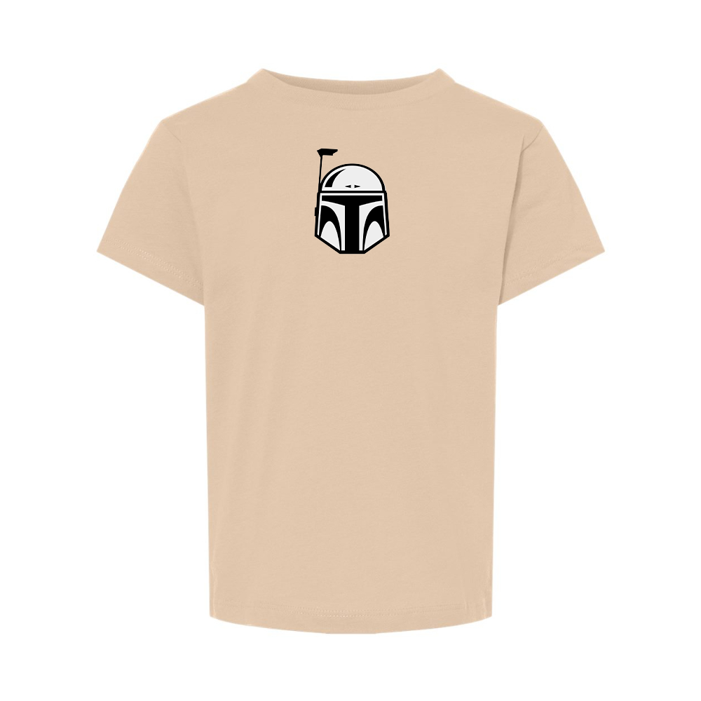 Star Wars Boba Fett Helmet BELLA  CANVAS Toddler Jersey Tee