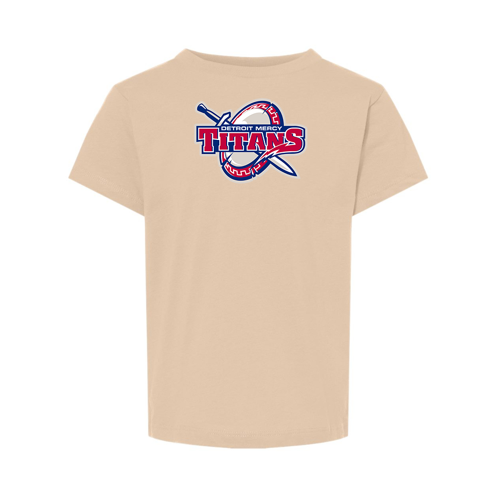 Detroit Titans  BELLA  CANVAS Toddler Jersey Tee