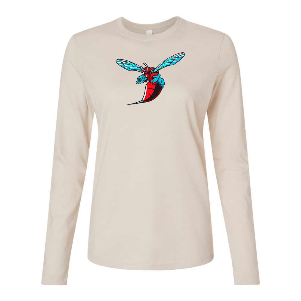 BELLA CANVAS Delaware State Hornets Jersey Long Sleeve Tee