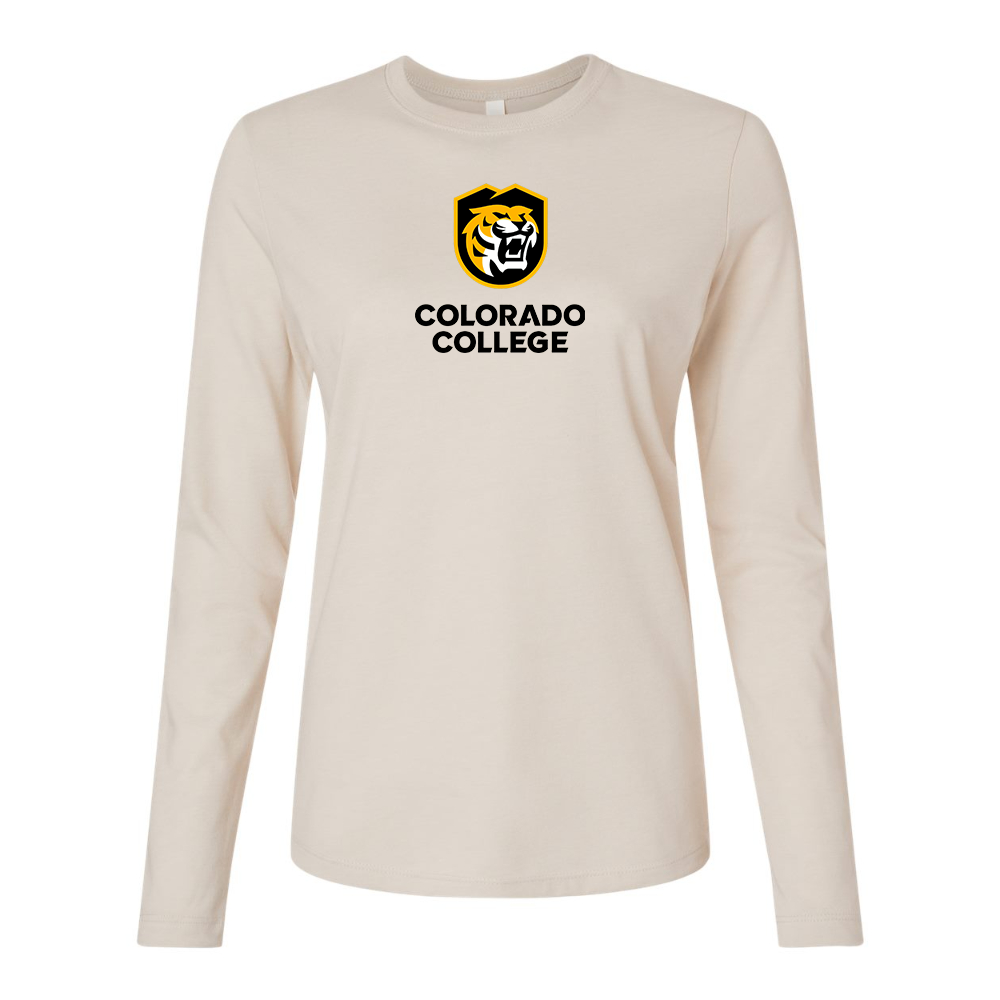 BELLA CANVAS  Colorado College Tigers Jersey Long Sleeve Tee