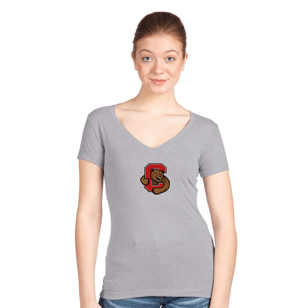 Women's Cornell Big Red Next Level V-Neck T-Shirt