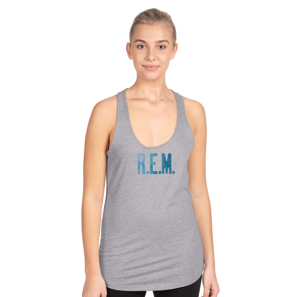 Women's  R.E.M. Blue Next Level Ideal Racerback Tank