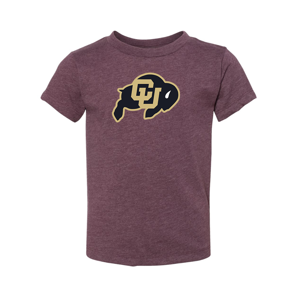 Colorado Buffaloes  BELLA  CANVAS Toddler Jersey Tee