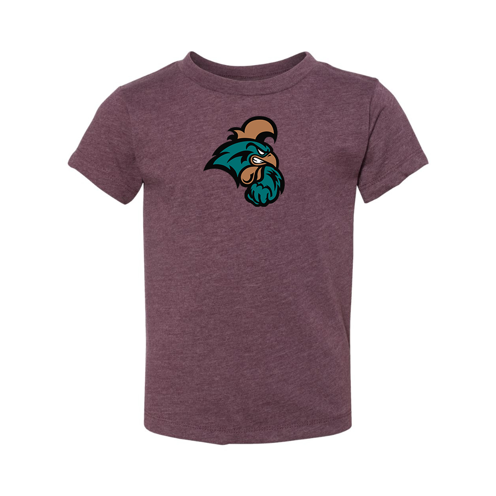 Coastal Carolina Chanticleers BELLA  CANVAS Toddler Jersey Tee