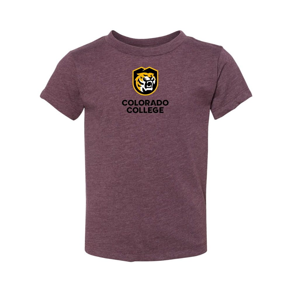 Colorado College Tigers BELLA  CANVAS Toddler Jersey Tee
