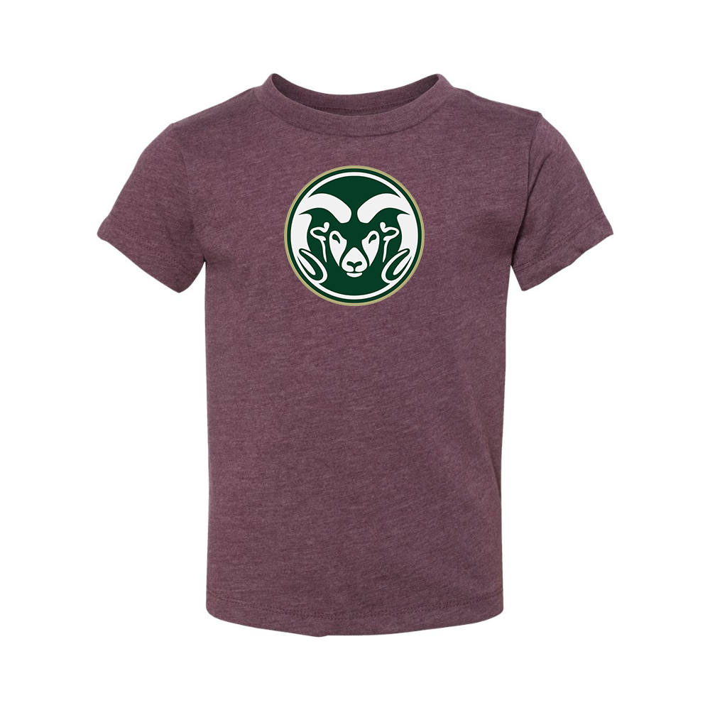 Colorado State Rams BELLA  CANVAS Toddler Jersey Tee