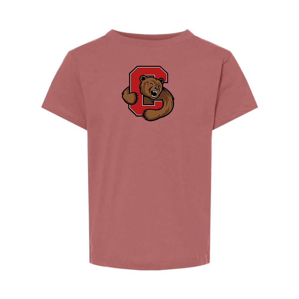 Cornell Big Red BELLA  CANVAS Toddler Jersey Tee