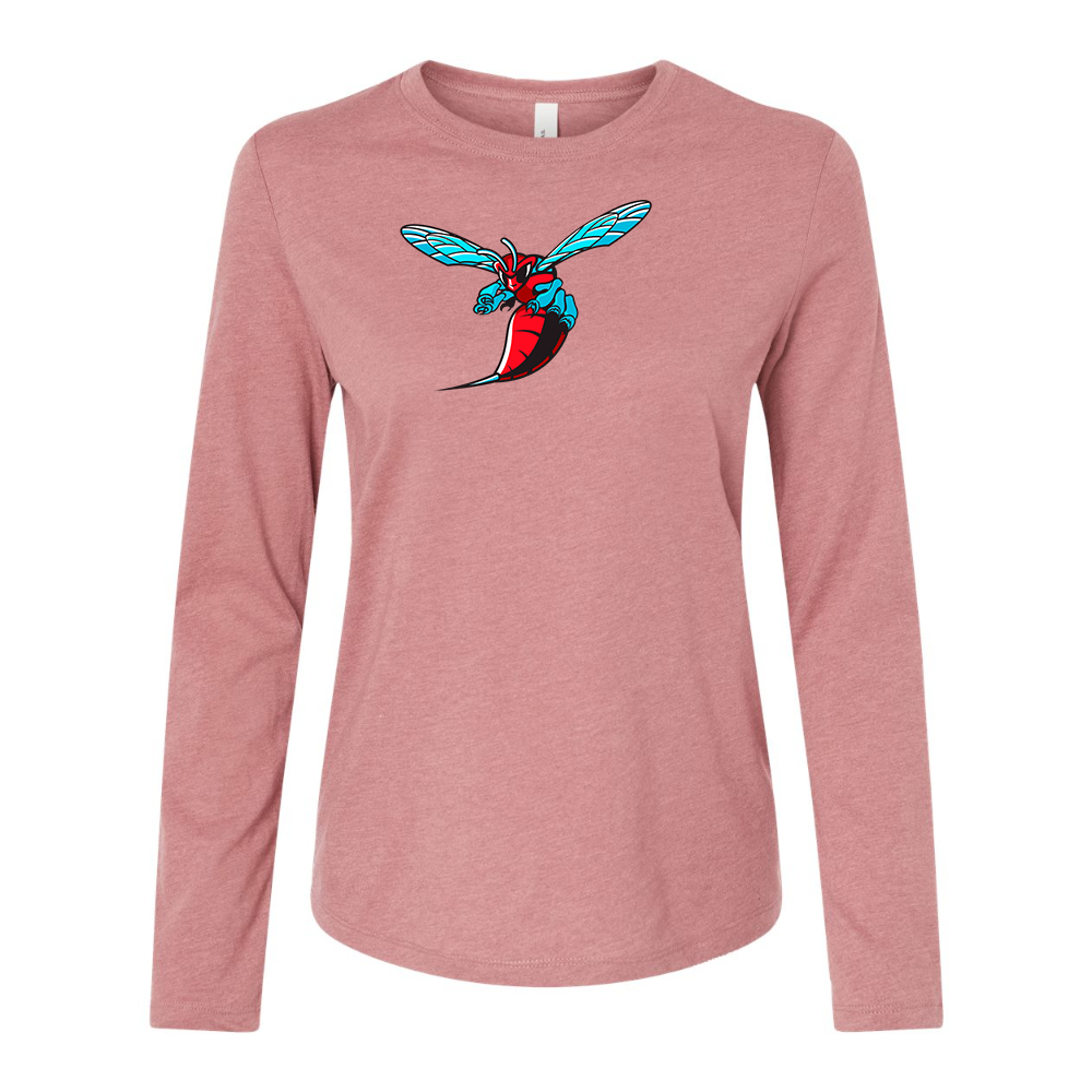 BELLA CANVAS Delaware State Hornets Jersey Long Sleeve Tee