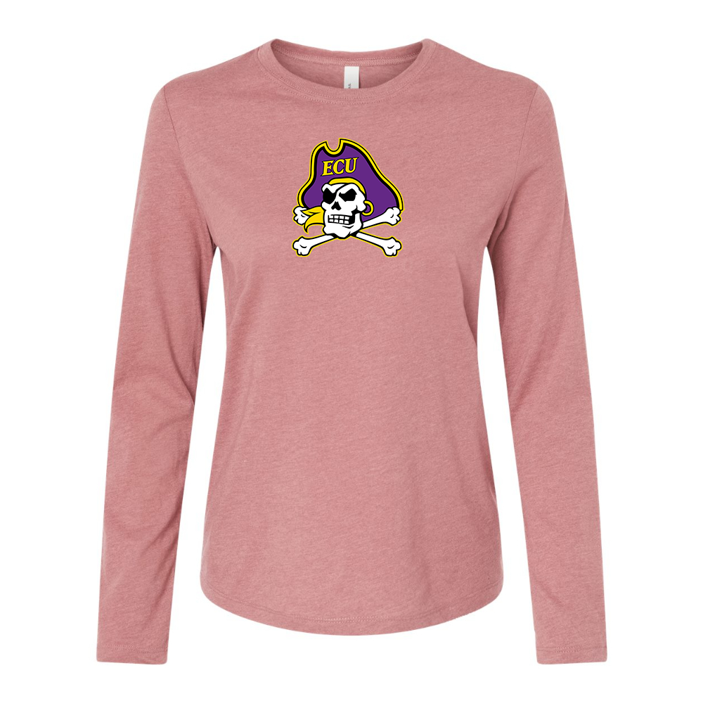 BELLA CANVAS  East Carolina Pirates Jersey Long Sleeve Tee