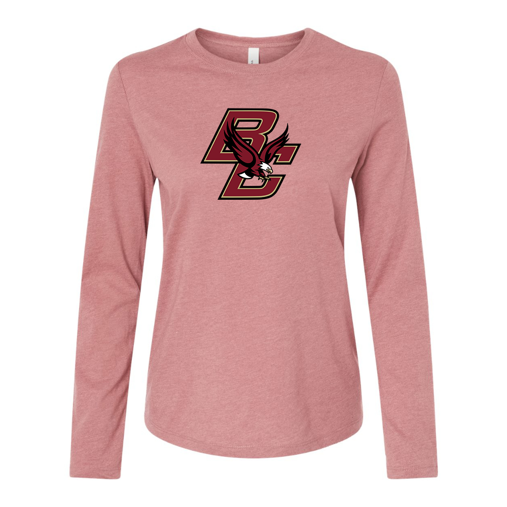 BELLA CANVAS Boston College Eagles  Jersey Long Sleeve Tee