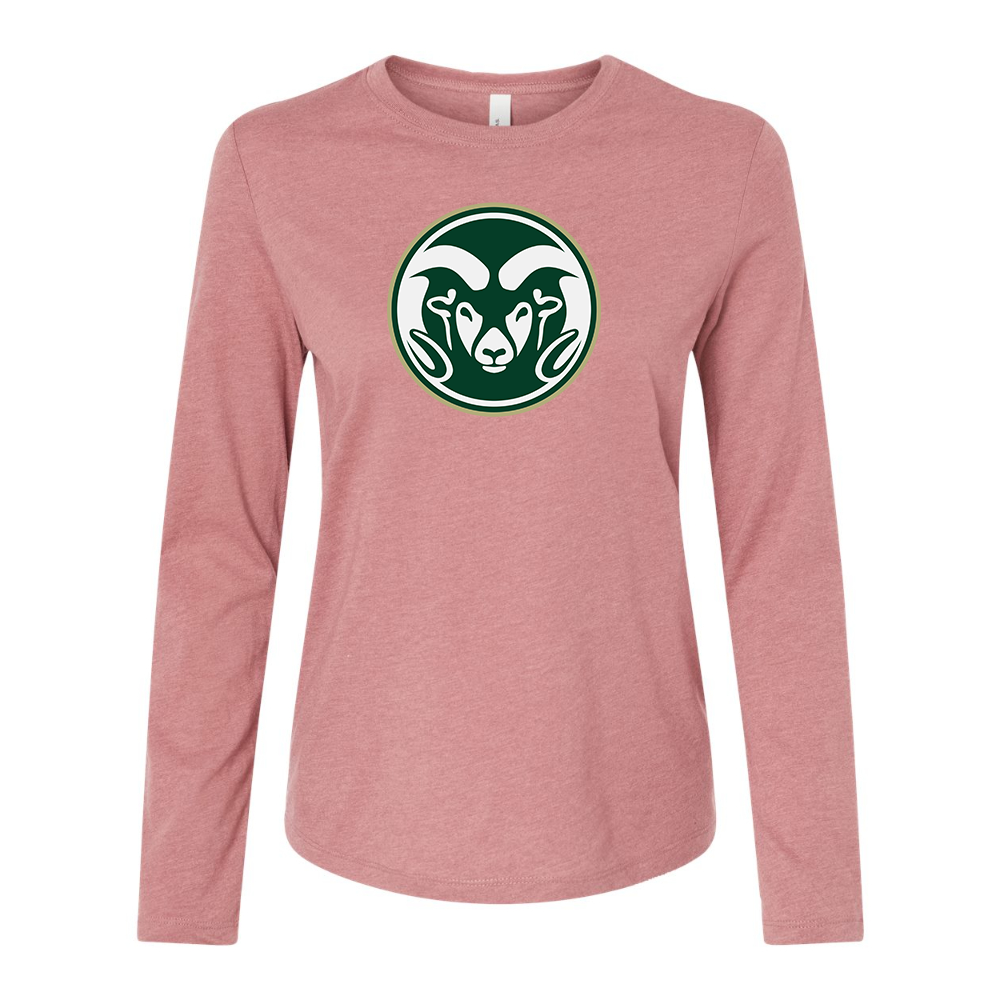 BELLA CANVAS  Colorado State Rams Jersey Long Sleeve Tee