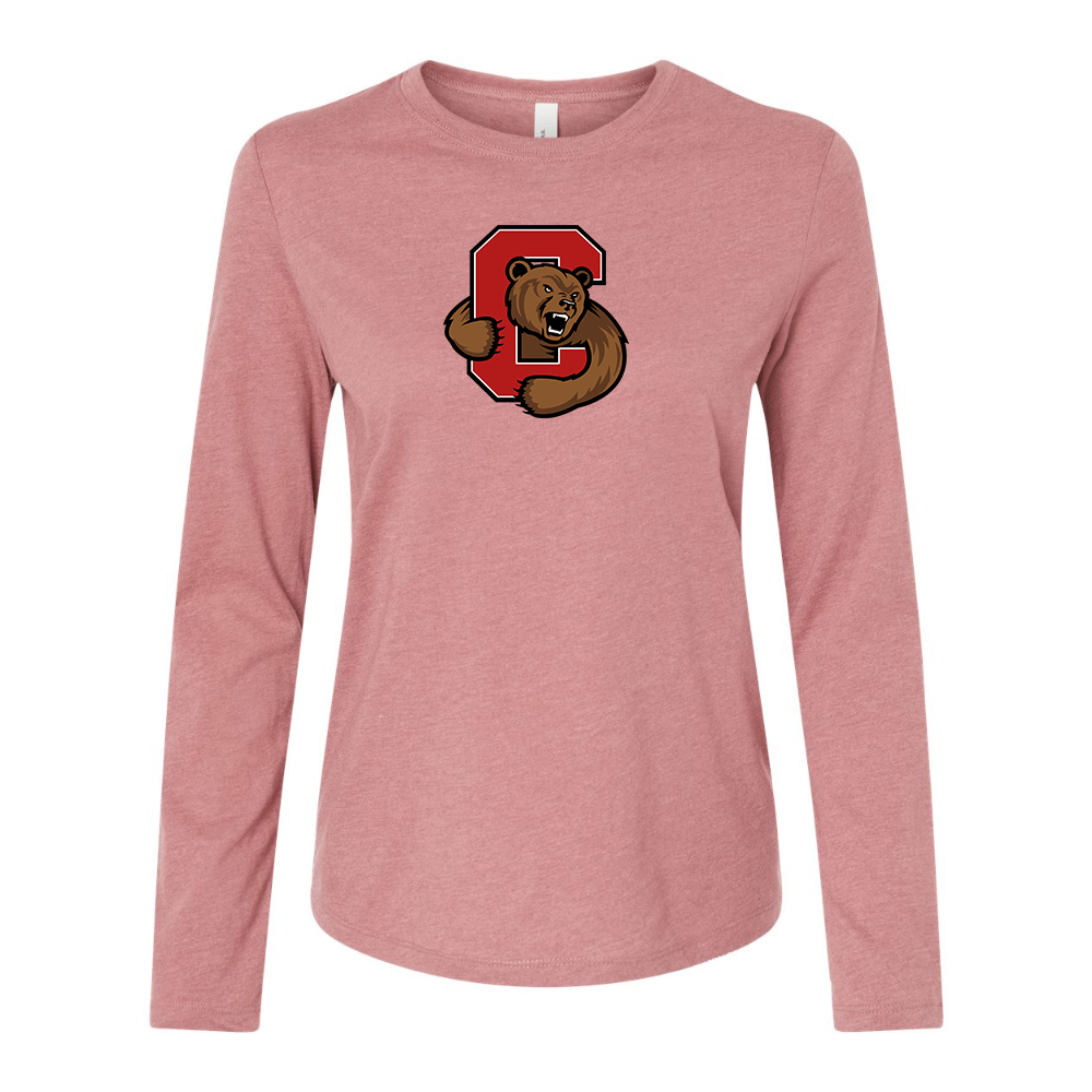 BELLA CANVAS Cornell Big Red Jersey Long Sleeve Tee
