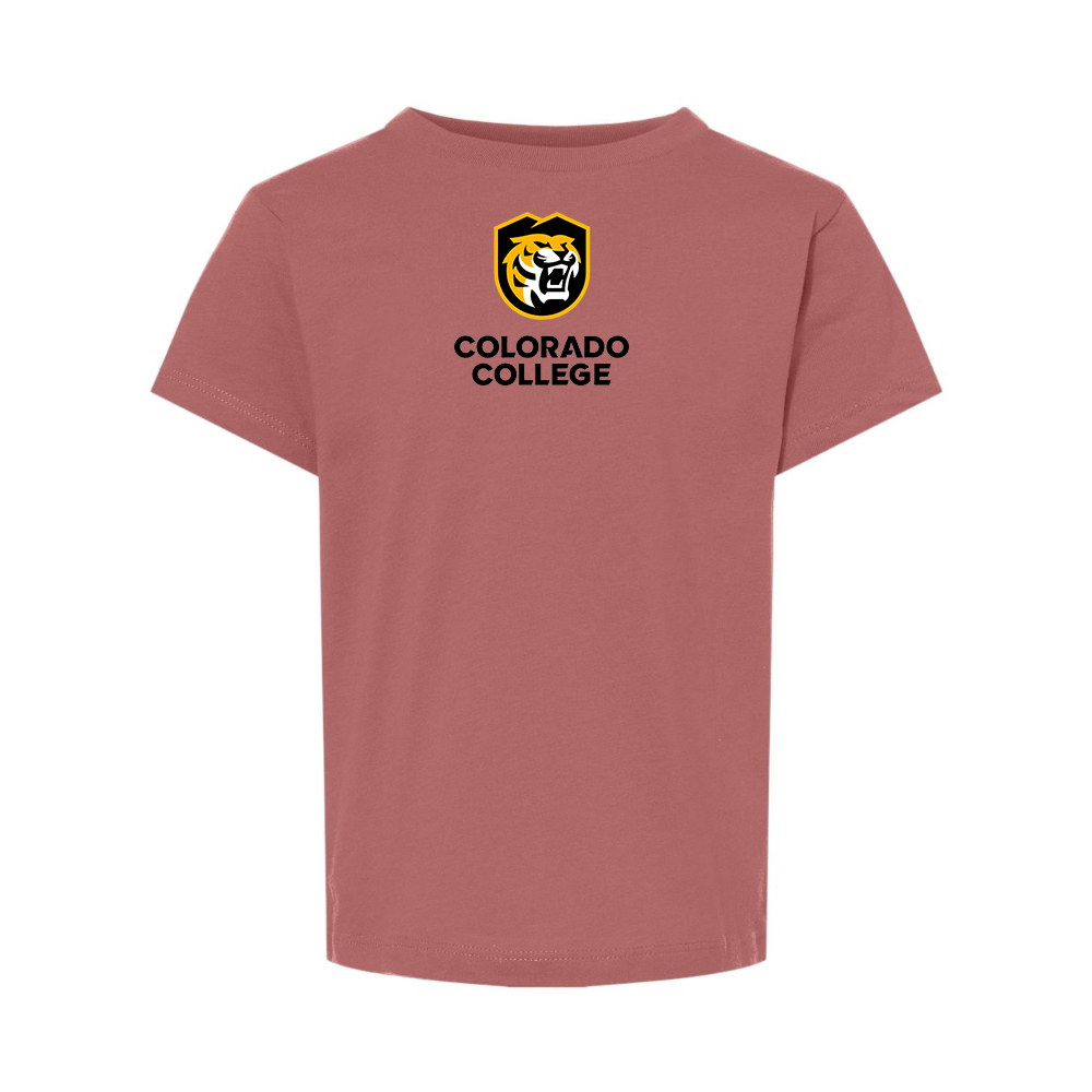 Colorado College Tigers BELLA  CANVAS Toddler Jersey Tee