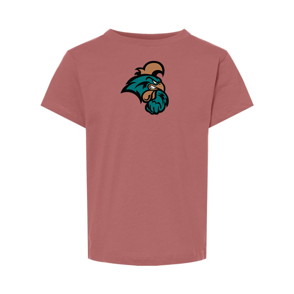 Coastal Carolina Chanticleers BELLA  CANVAS Toddler Jersey Tee