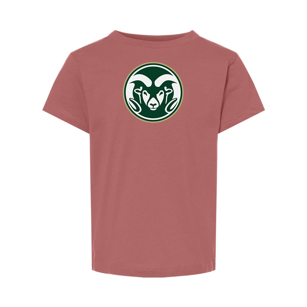 Colorado State Rams BELLA  CANVAS Toddler Jersey Tee