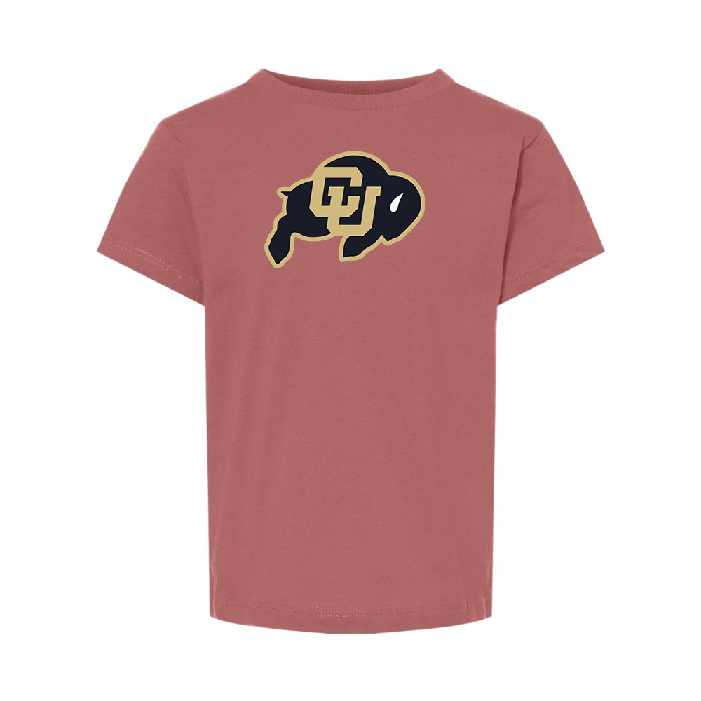 Colorado Buffaloes  BELLA  CANVAS Toddler Jersey Tee