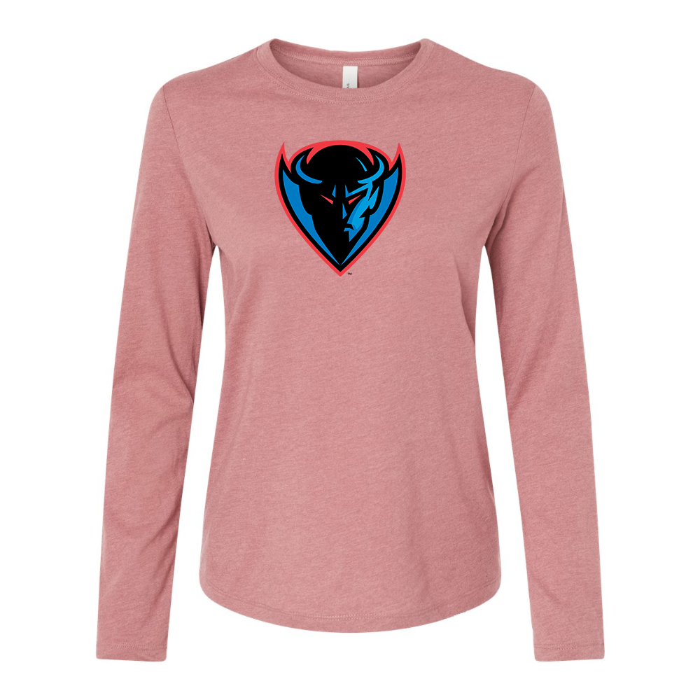 BELLA CANVAS DePaul Blue Demons Jersey Long Sleeve Tee