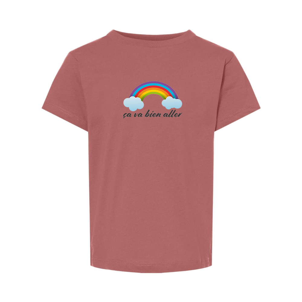Ça va bien aller BELLA  CANVAS Toddler Jersey Tee