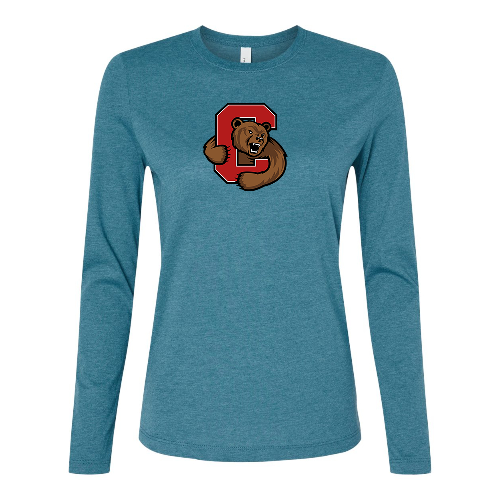 BELLA CANVAS Cornell Big Red Jersey Long Sleeve Tee