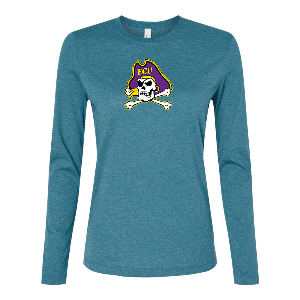 BELLA CANVAS  East Carolina Pirates Jersey Long Sleeve Tee