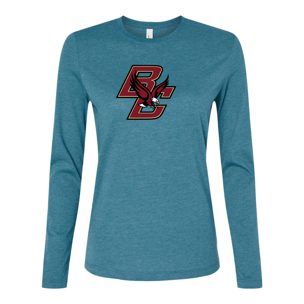 BELLA CANVAS Boston College Eagles  Jersey Long Sleeve Tee
