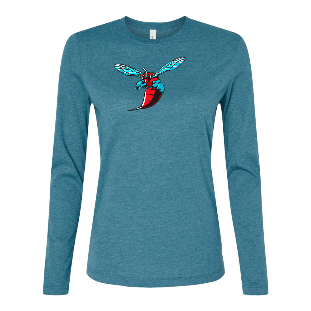 BELLA CANVAS Delaware State Hornets Jersey Long Sleeve Tee