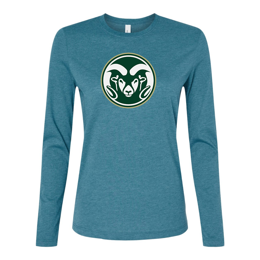 BELLA CANVAS  Colorado State Rams Jersey Long Sleeve Tee